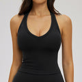 Tight Yoga Vest Hollow Out Cutout out Beauty Back Outdoor All Matching Vest Outdoor Running Exercise Underwear Bella Mia