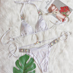 Sexy Crystal Diamond Bikini Strap Women Split Swimsuit Beach Swimsuit Bella Mia