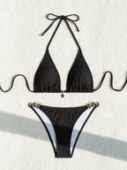 Halter Strap Adjustable Backless Slimming Advanced Swimwear Swimsuit Women Bikini Bella Mia