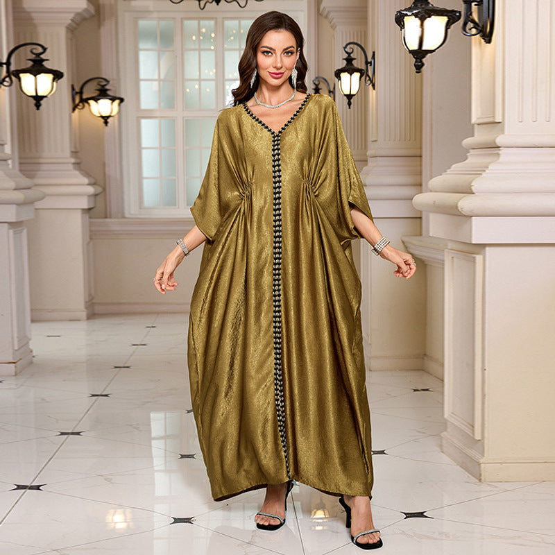 Polyester Vacation Beach Coat Maxi Dress Loose Robe Bikini Cover up Blouse Sun Protection Shirt