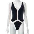 Women Clothing Summer Sexy Mesh See through Skinny Hip Raise Jumpsuit Bella Mia
