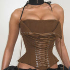 Advanced Design Sexy Boning Corset Lace up Corset Sexy Corset Tube Top Bella Mia