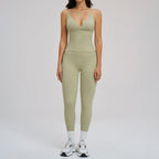 Brushed Sports Tight Back Running Sports Casual Suit Outdoor Riding Yoga Two Piece Sets Bella Mia