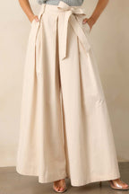 Women Spring Autumn Apricot Straight Leg Pants Bella Mia