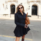 Women Autumn Long Sleeved Office Skirt Set Bella Mia