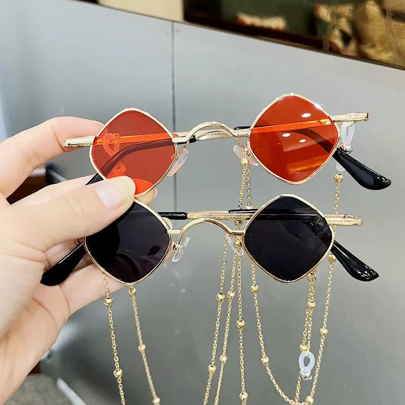 Small Chain Frame Sunglasses for Boys & Girls