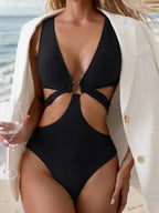 Bikini Popular Solid Color Slimming Sexy Bikini One Piece Swimsuit Swimwear Bella Mia
