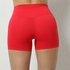 Peach Hip Raise Yoga Shorts Elastic High Waist Running Workout Shorts Tight Seamless Sports Shorts Women Bella Mia