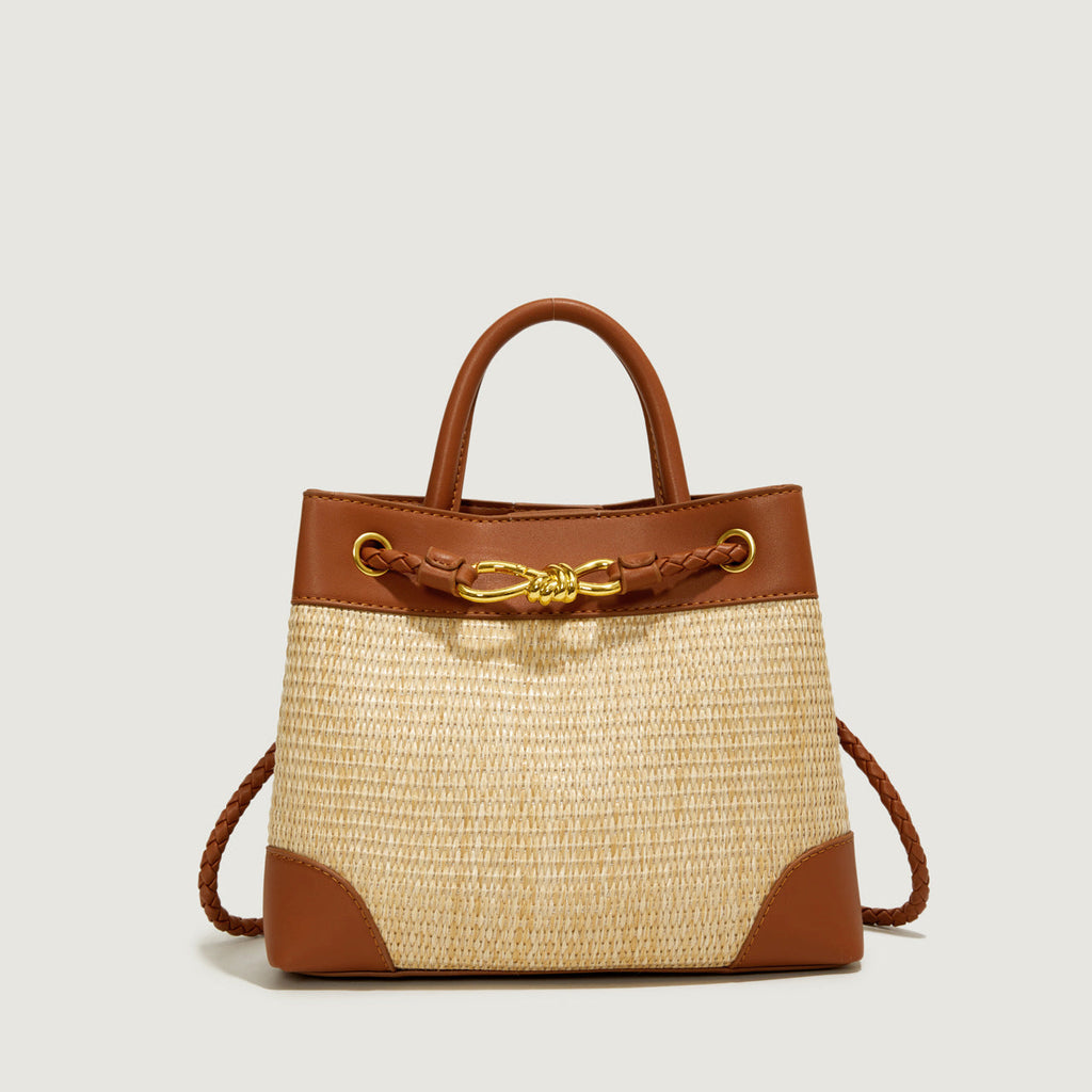 Messenger Bag Korean Niche Straw Woven Bag for Women Summer All Matching Beach Handbag Bella Mia