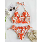 Swimsuit Lady Sexy Printed High Waist Bikini Split Swimsuit Bikini Bella Mia
