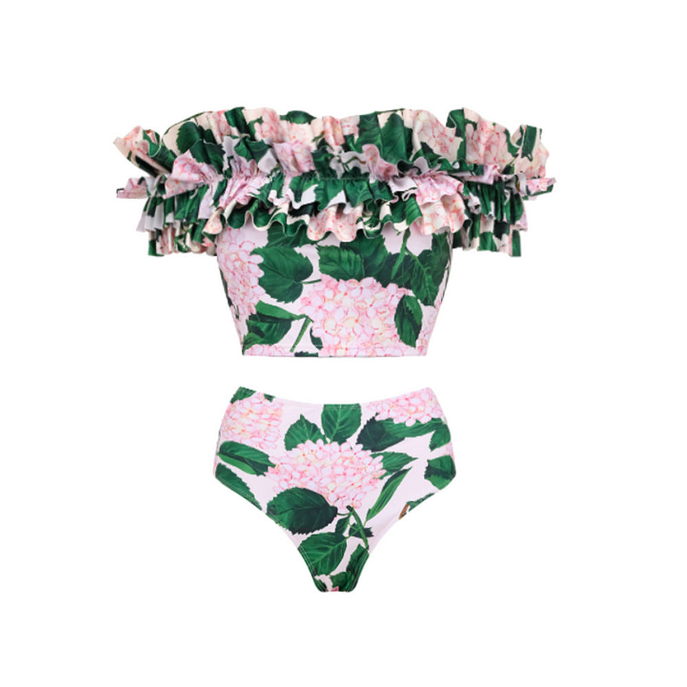 Printed One Piece Swimsuit Women Vacation Swimsuit Bikini Bella Mia