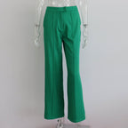 Blazer Suit Set Vest Straight Trousers Three Piece Set Autumn Winter Women Office Set Bella Mia