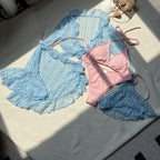 Sexy Lace Mesh Four Piece Swimsuit Bikini Bella Mia