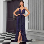 Sling Ball Dress Sexy Slim Fit Annual Party Dress Short Front Long Back Elegant Slim Fit Long Evening Dress Bella Mia