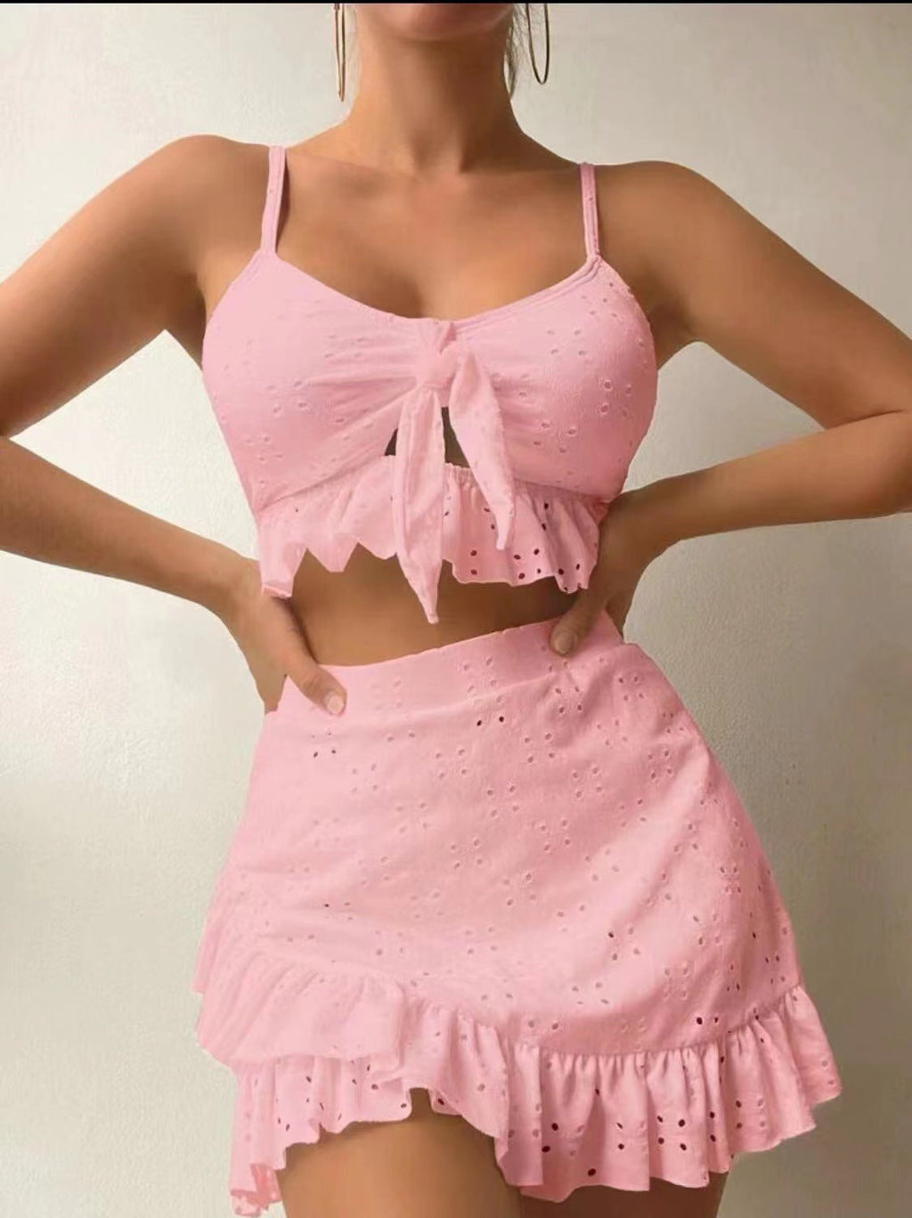 Swimsuit Beach Skirt Bikini Three Piece Set Swimsuit Conservative Swimsuit Women Bella Mia