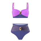 Bikini Three Piece Sets How Many Sexy Swimsuit Women Split Solid Color Swimsuit Bella Mia