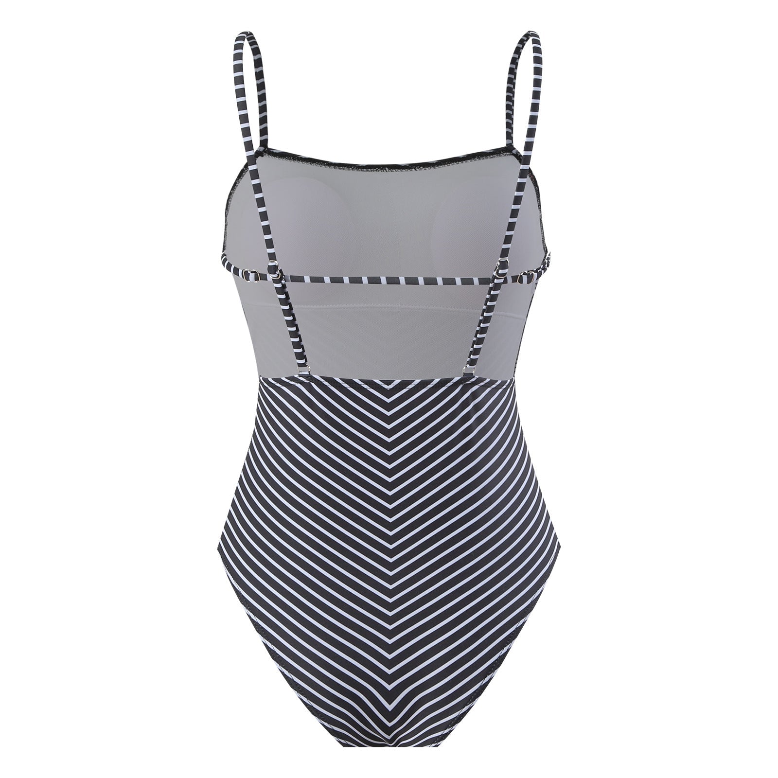 Sexy One Piece Swimsuit Women Bikini Striped Printed Gauze Skirt Swimsuit Bikini Bella Mia