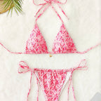 Bikini Triangle Cup Lace up Starfish Accessories Sexy Split Bikini Swimsuit for Women Bella Mia