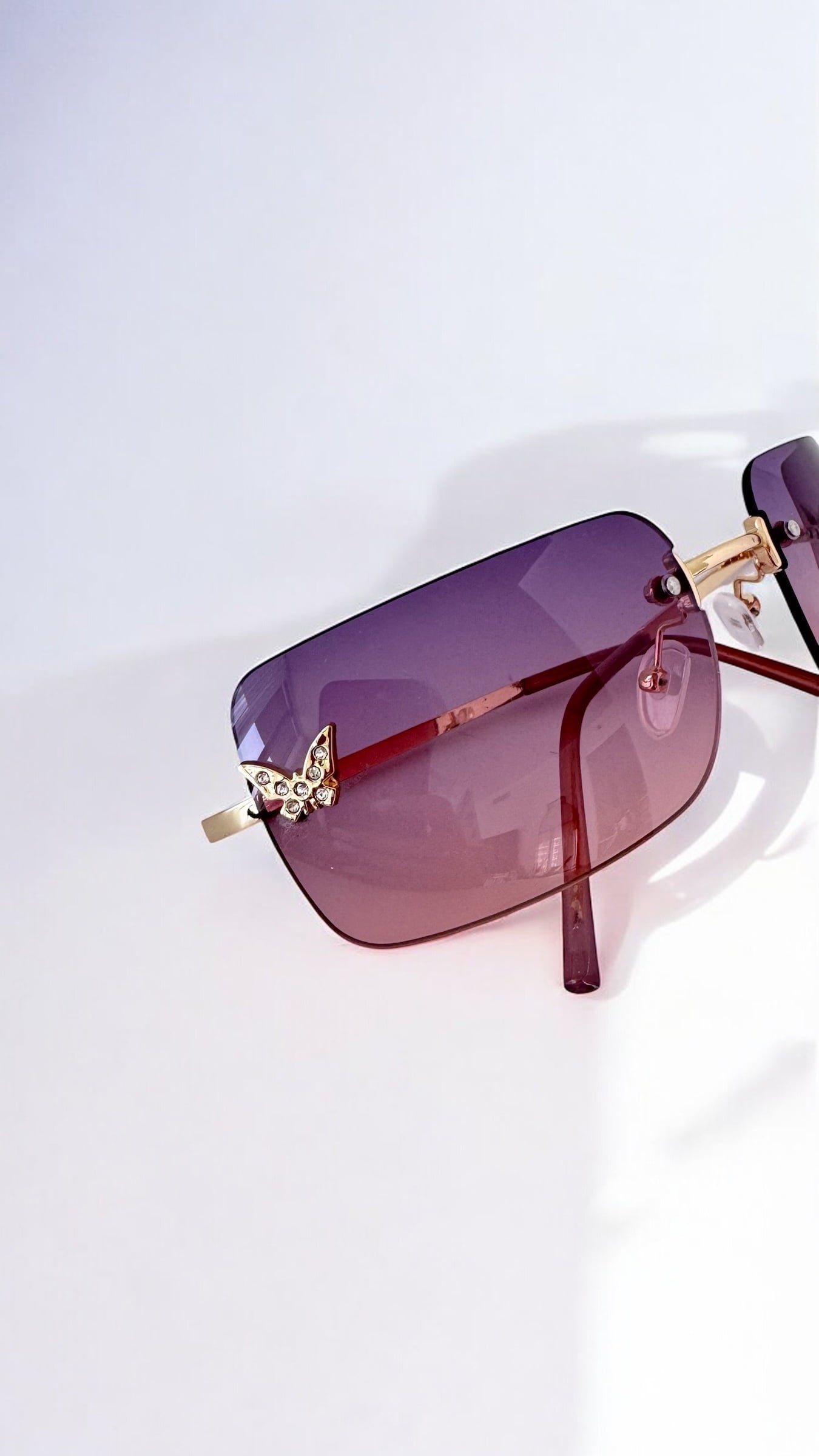 Papillon Silver Sunglasses