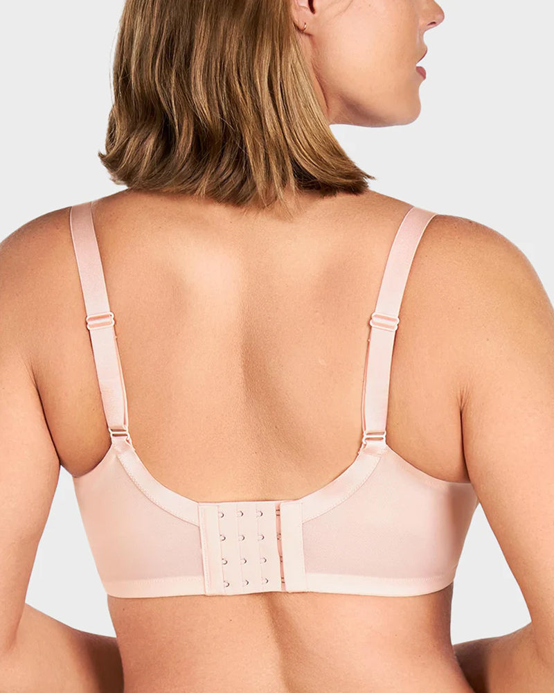 Plus-Size Pearl Shimmer Lace Minimizer Bra SheCurve