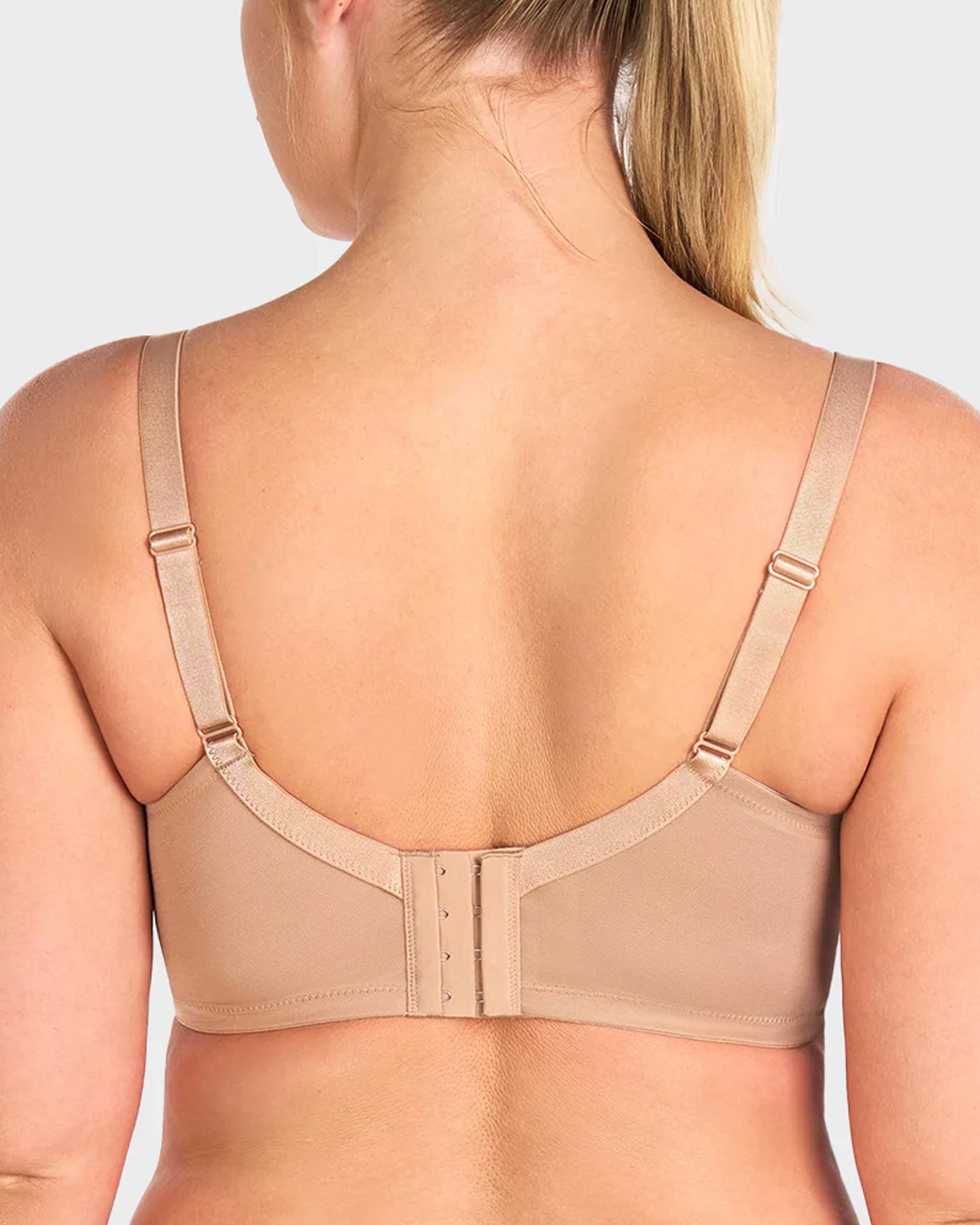 Plus-Size Pearl Shimmer Lace Minimizer Bra SheCurve