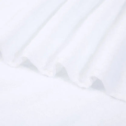 White Pure Cotton Towel 35x75cm Embroidered Hotel Bath Towels For Adults Quick-Dry Thicken Soft Face Towels Highly Absorbent