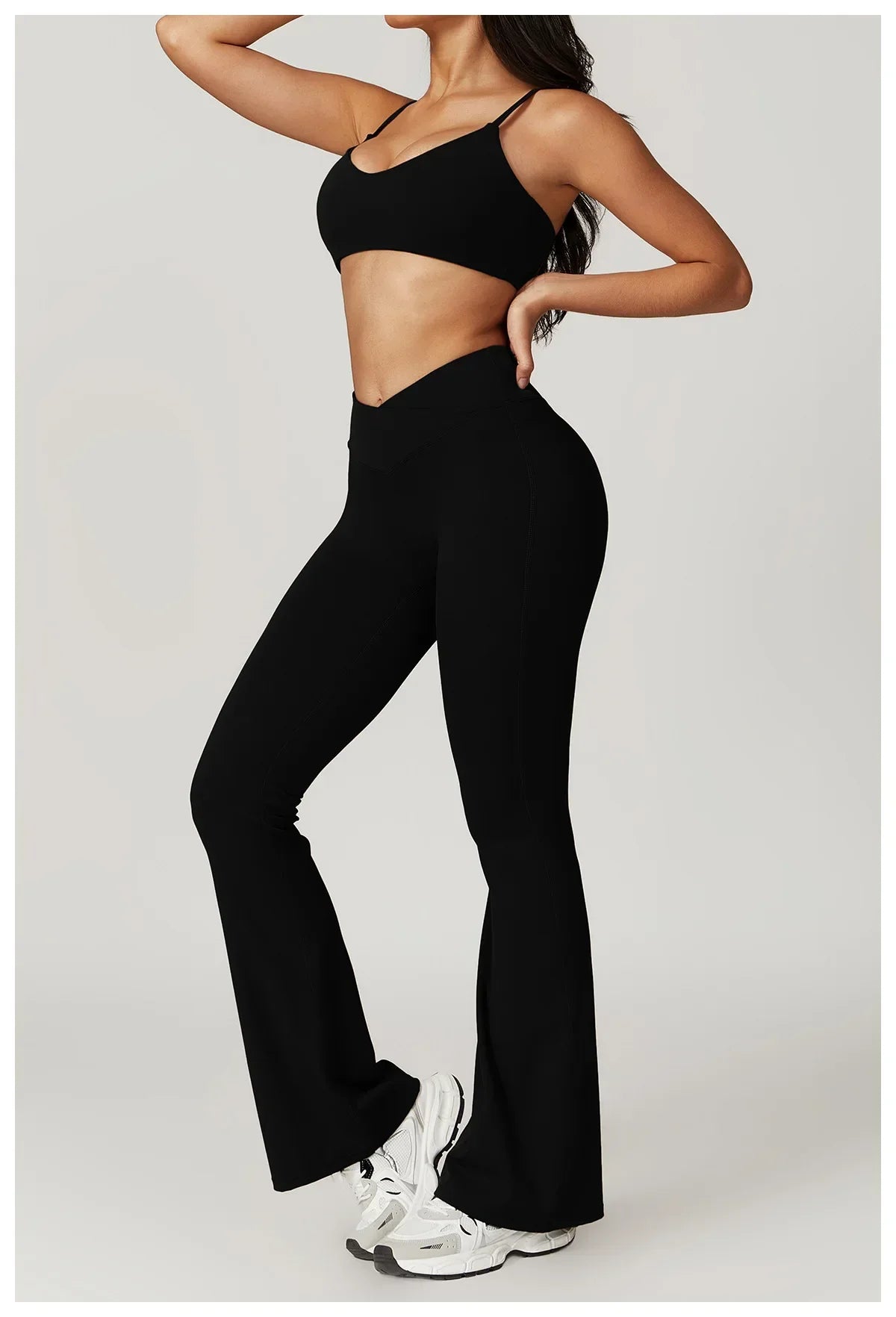 Women's Wide Leg High Waist Yoga Set Luxlife Brands