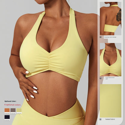 Icy Yoga Halter Quick-Dry Top LUXLIFE BRANDS