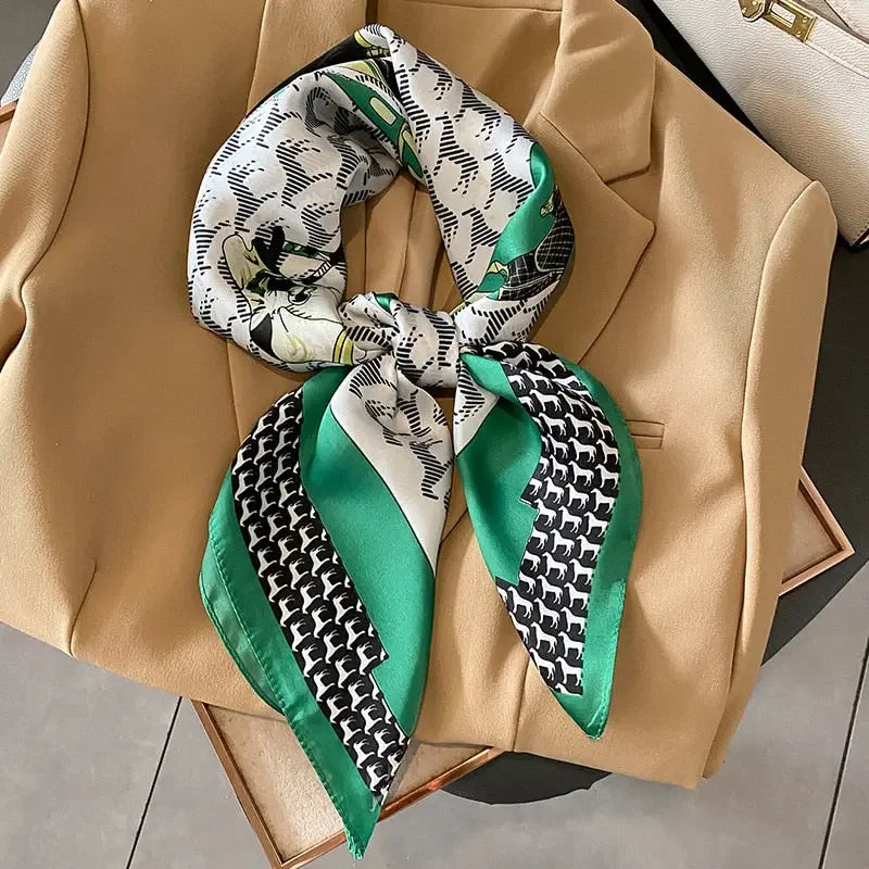 Saturday Afternoon Silk Square Scarf