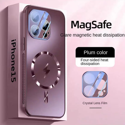 Latest Magnetic and Heat Dissipating iPhone 16 15 14 13 Pro Max plus Case – Full Coverage