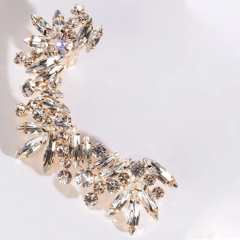 Crystal Jewelry Ear Cuff LUXLIFE BRANDS