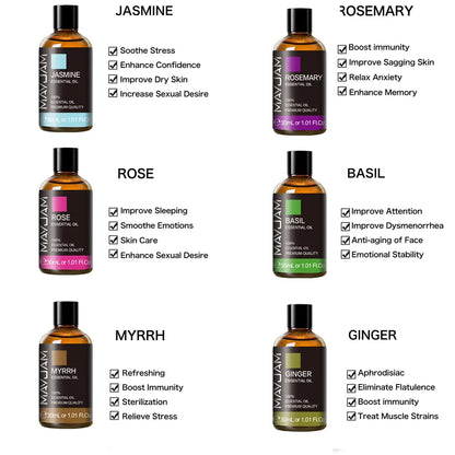 Natural Essential Oil Collection LUXLIFE BRANDS