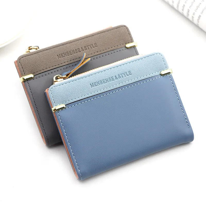 Women's Wallet Short Women Coin Purse Fashion Wallets For Woman Card Holder Small Ladies Wallet Female Hasp Mini Clutch For Girl LUXLIFE BRANDS