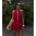 Tahiti Swim Monokini & Sarong Set Luxlife Brands