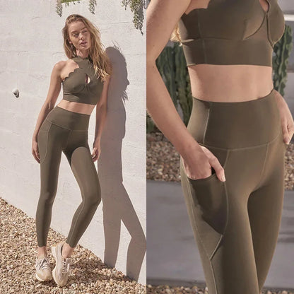 Capri Top & High Waist Leggings