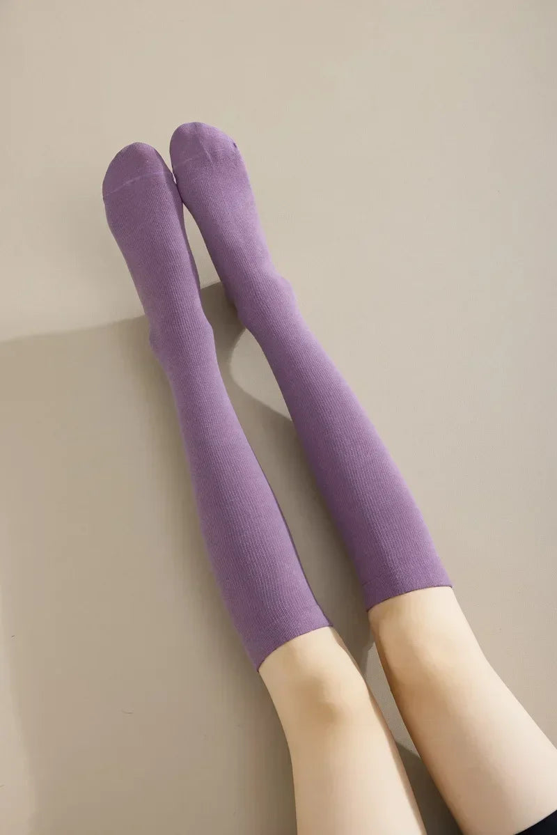 Pilates Cotton Compression Socks Anti Slip