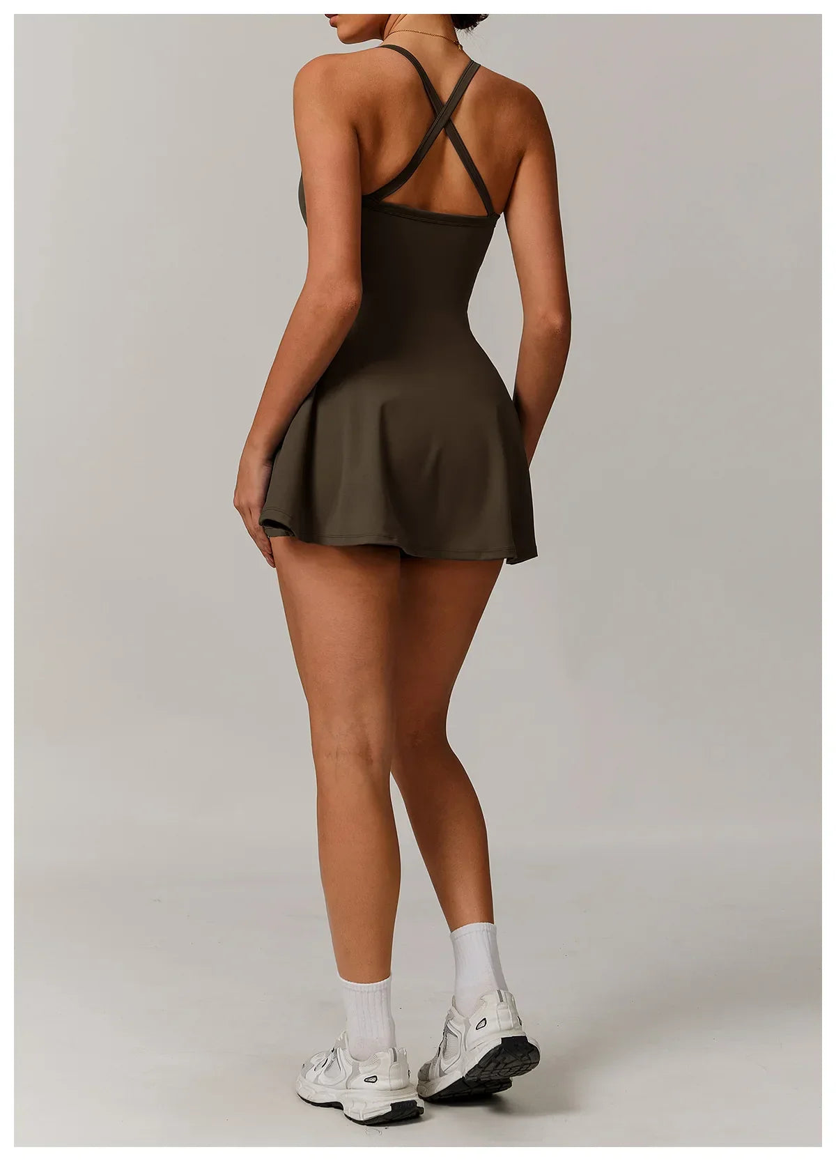 Tennis Crossback Push Up Dress Luxlife Brands