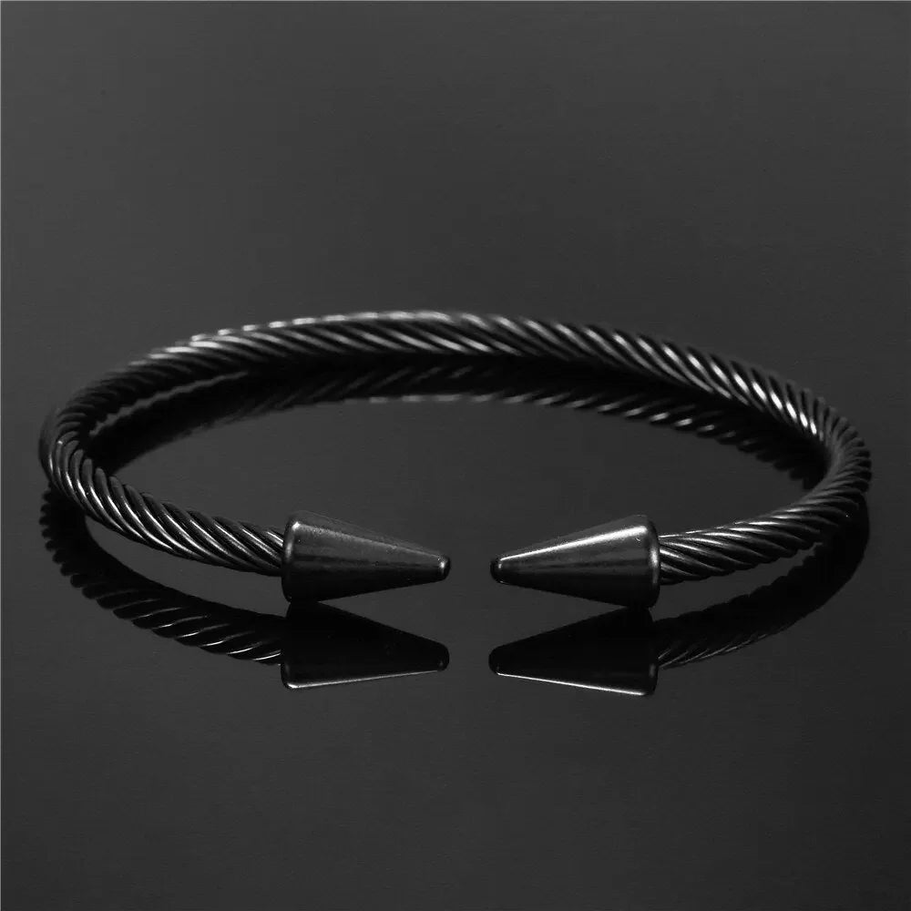 Stainless Steel Gold Color Bangle Bracelets Luxury Brand Stylish Mesh Bangle for Women Men Decoration Jewelry Accessory Gift