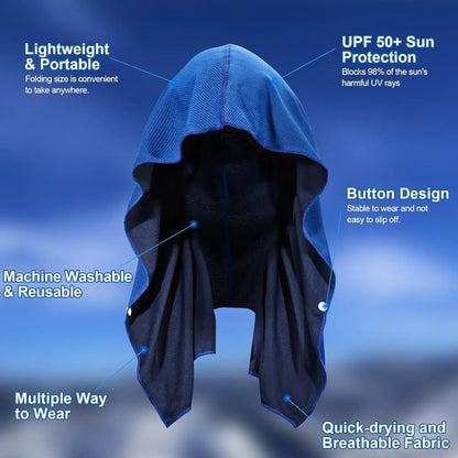 Quick Dry Cooling Hoodie Towel