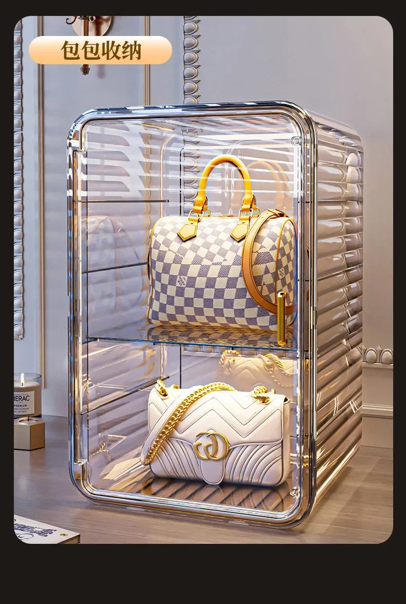 Transparent Cosmetic Box Makeup Jewelry Drawer Multifunctional Organizer Home Storage Box Light Luxury Cosmetic Organizer Luxlife Brands