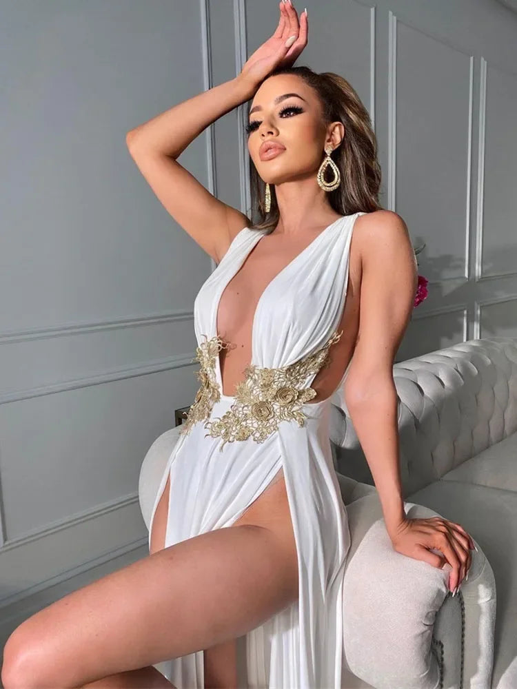 Mykonos Resort Maxi Dress Luxlife Brands