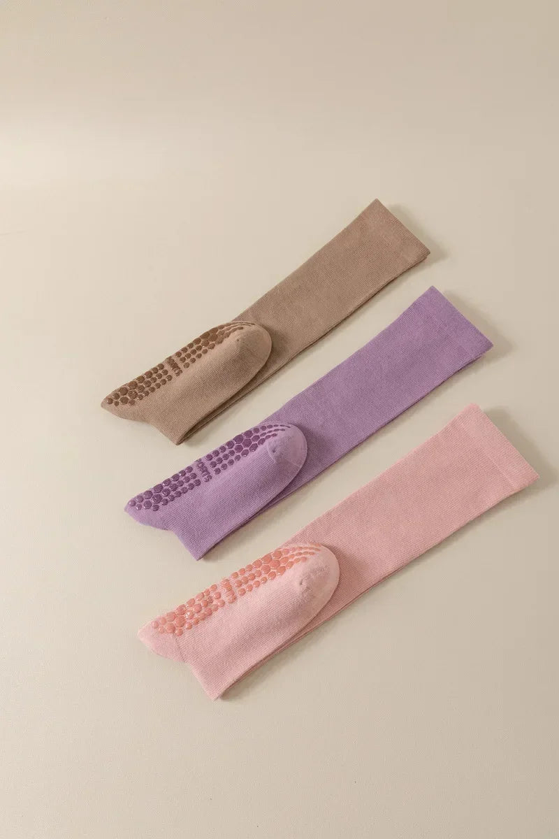 Pilates Cotton Compression Socks Anti Slip