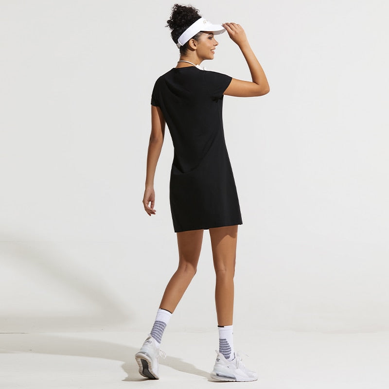 Celine Short Sleeve Tennis Dress