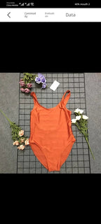 Fashion Hot Spring Sexy Women's One-Piece Swimming Suit No Chest Pad Plus Size Triangle Private Water One-Piece Swimsuit Bikini Luxlife Brands