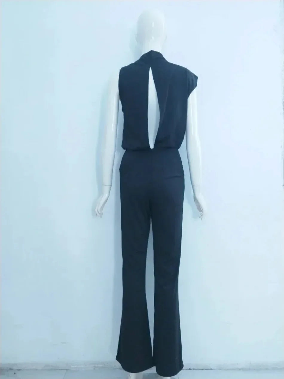 LUX Designer Wide Leg Jumpsuit