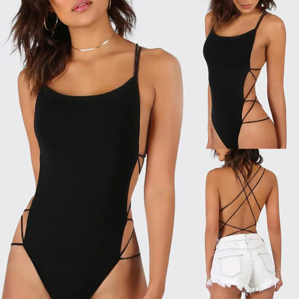 Push Up High Waist One Piece Swimsuit