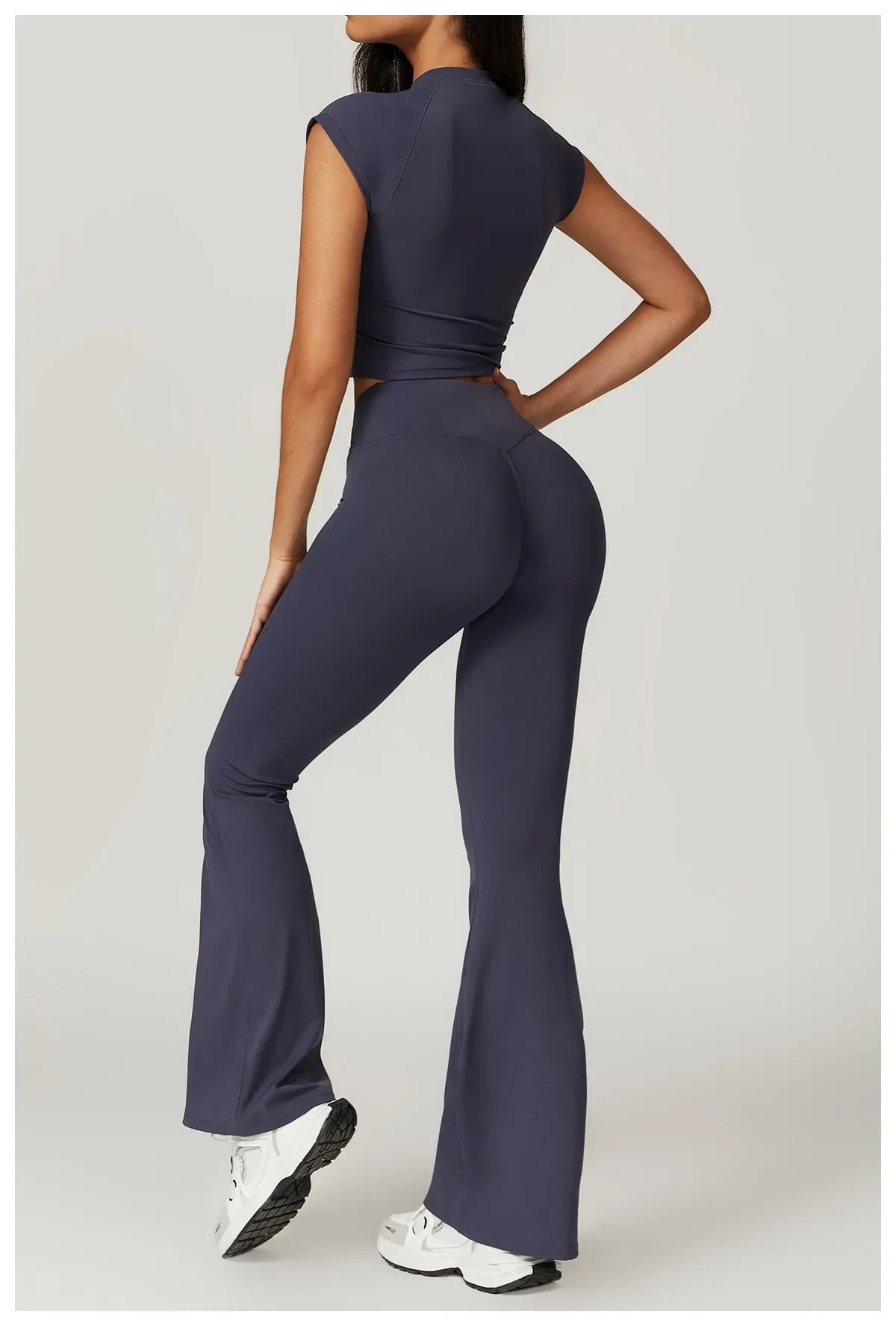 Women's Wide Leg High Waist Yoga Set Luxlife Brands