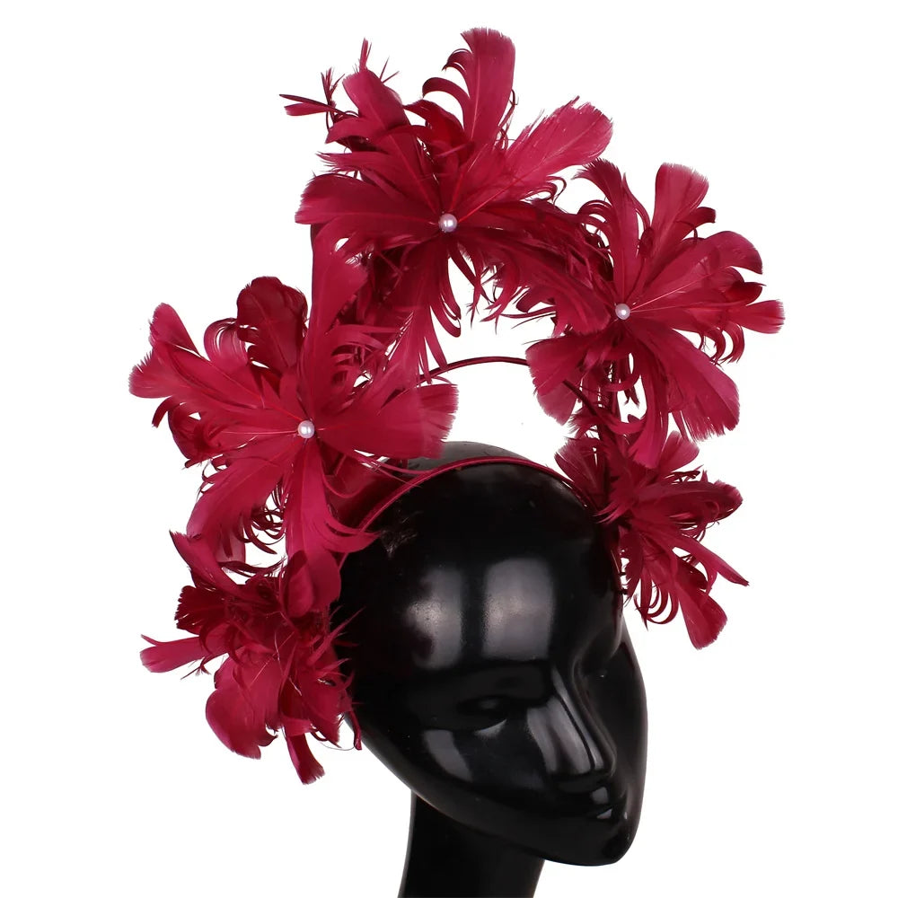 Feather Flower Headdress