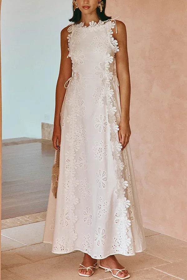 Lilly Lace Embroidered Sun Dress
