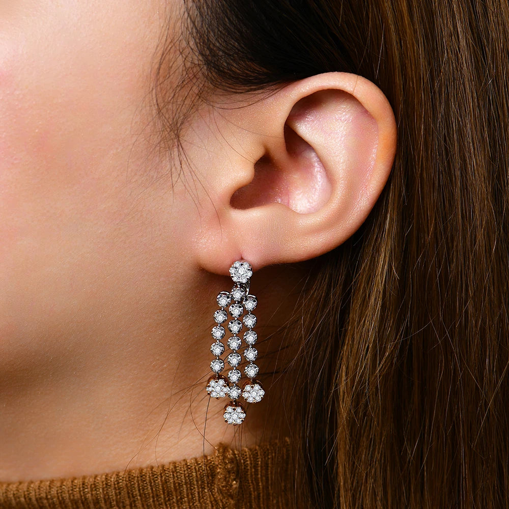 Lux Drop Earrings Wedding Jewelry LUXLIFE BRANDS